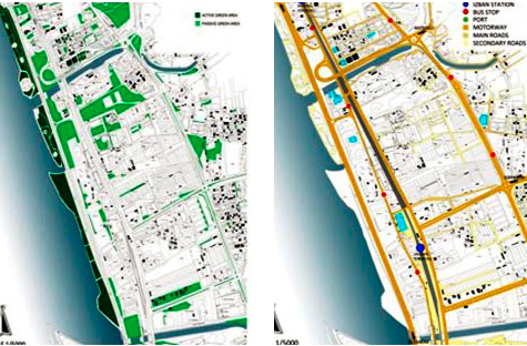 bolgedeki-yesil-alan-duzenlemeleri-ve-ulasim-yollari