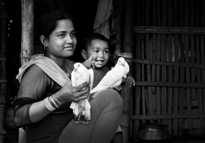 nimai-chandra-ghosh-hindistan-sergileme-peaceful-mother