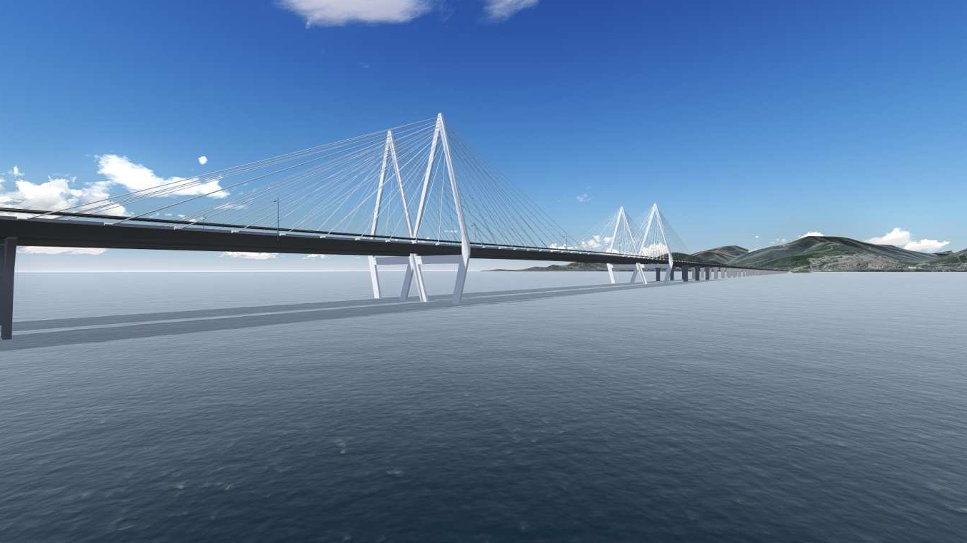 01.30 - Körfez Köprüsünün Bitmiş Durumunun Bilgisayar Ortamında Modellenmiş Görüntüleri (A)