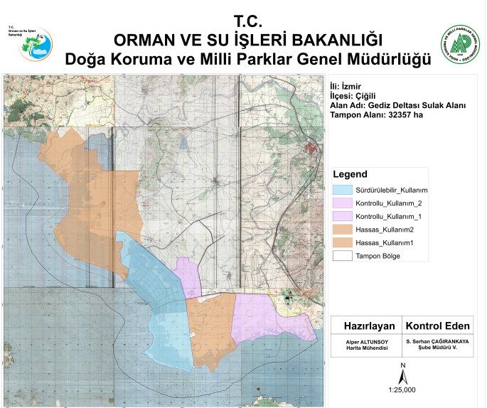 Gediz Deltası Haritası 001
