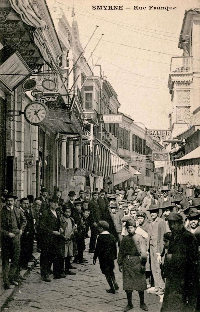 İzmir Yangını Öncesindeki Frank Sokağı