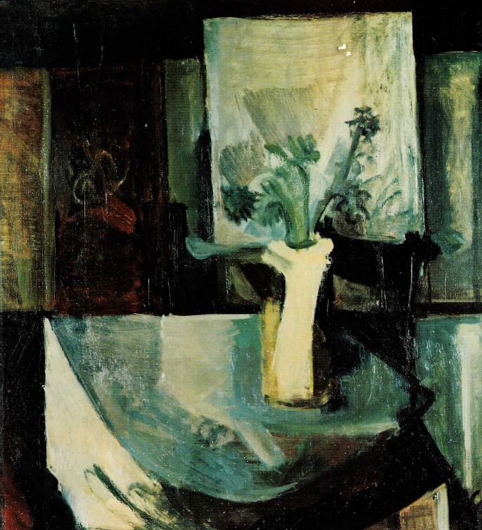 32 Cemalettin Çoğulu, Natürmort, 69x77 cm, Tuval Üzerine Yağlıboya