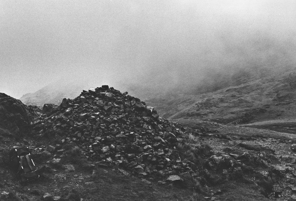 A Thousand Stones Added To The Footpath Cairn - England 1974