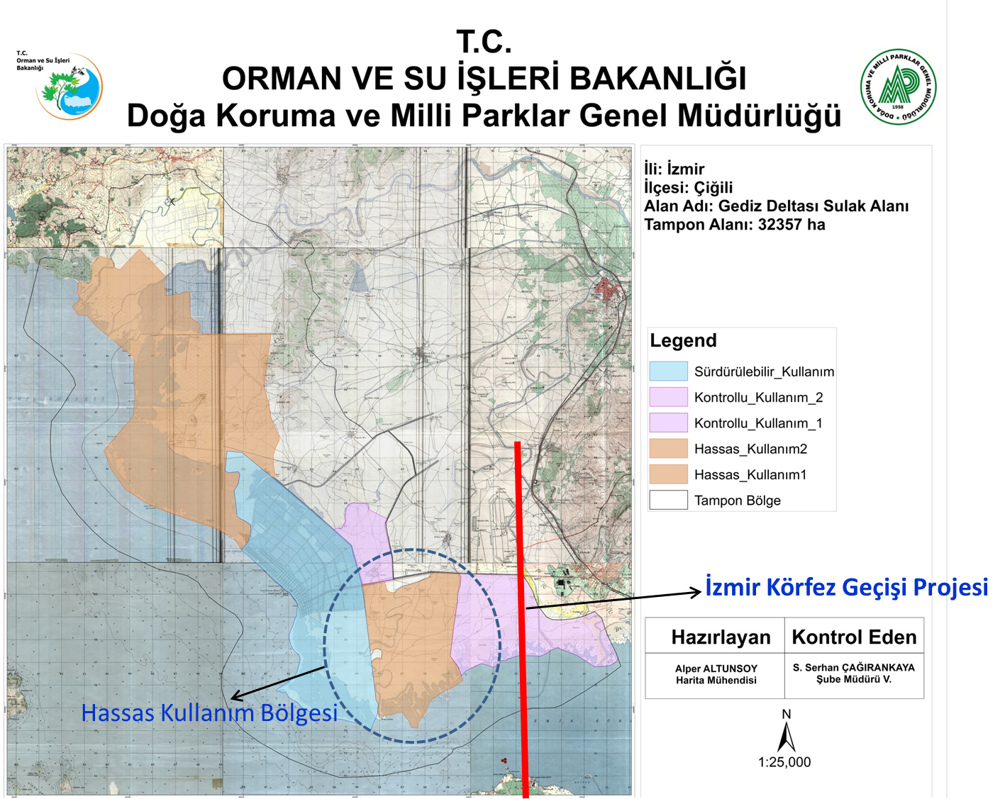 Gediz Deltası Sulak Alan Koruma Bölgesi &amp; İzmir Körfez Geçişi Projesi
