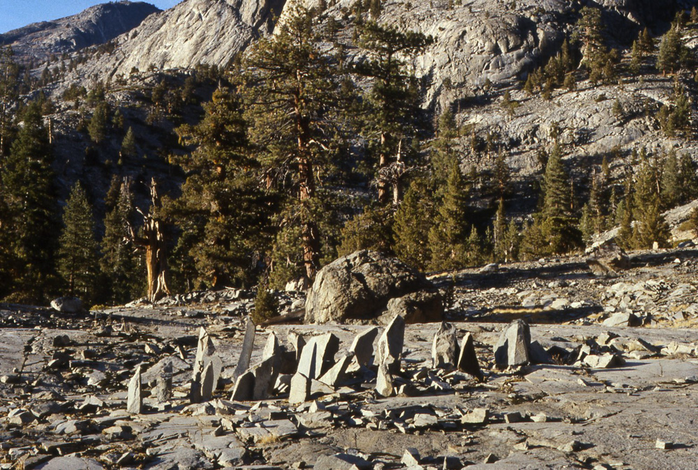 28 Evening Camp Stones A Walk Of Twelve Days In The High Sierra California 1995