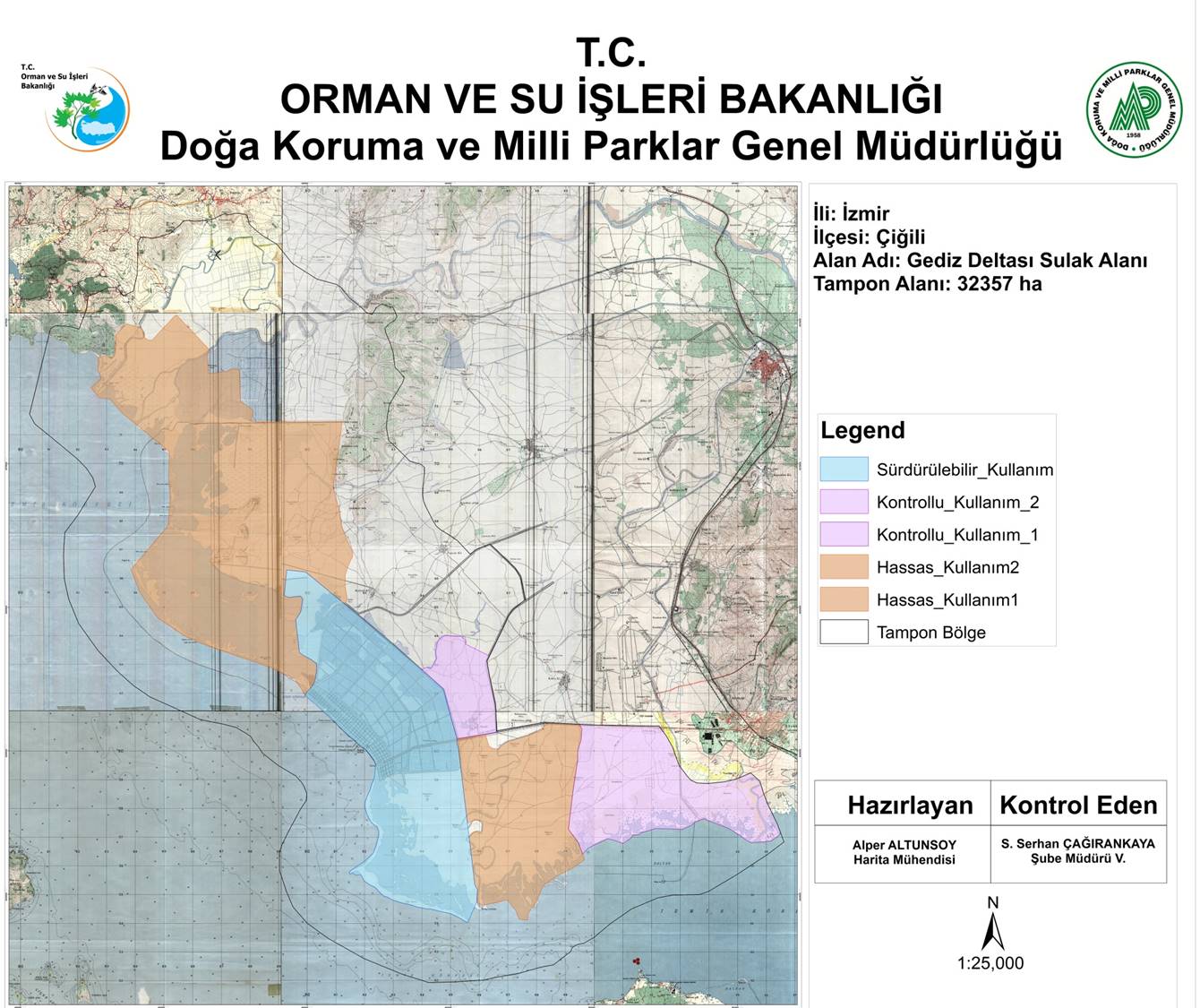 Gediz Deltası Sulak Alan Koruma Bölgesi Haritası 2017 005 (Küçük)
