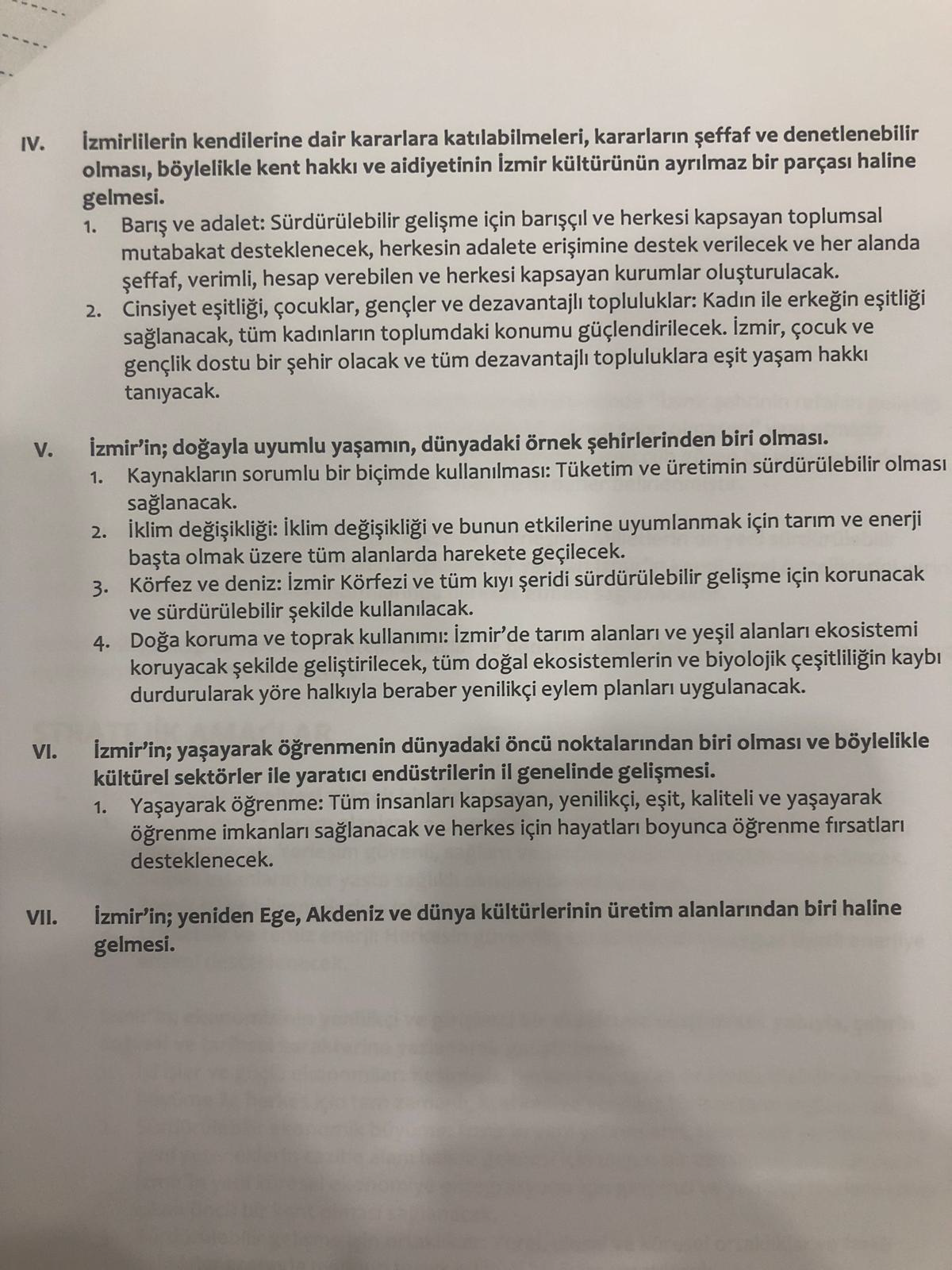 İzmir Büyükşehir Belediyesi 2020-2024 Stratejik Amaçları_Sayfa_2